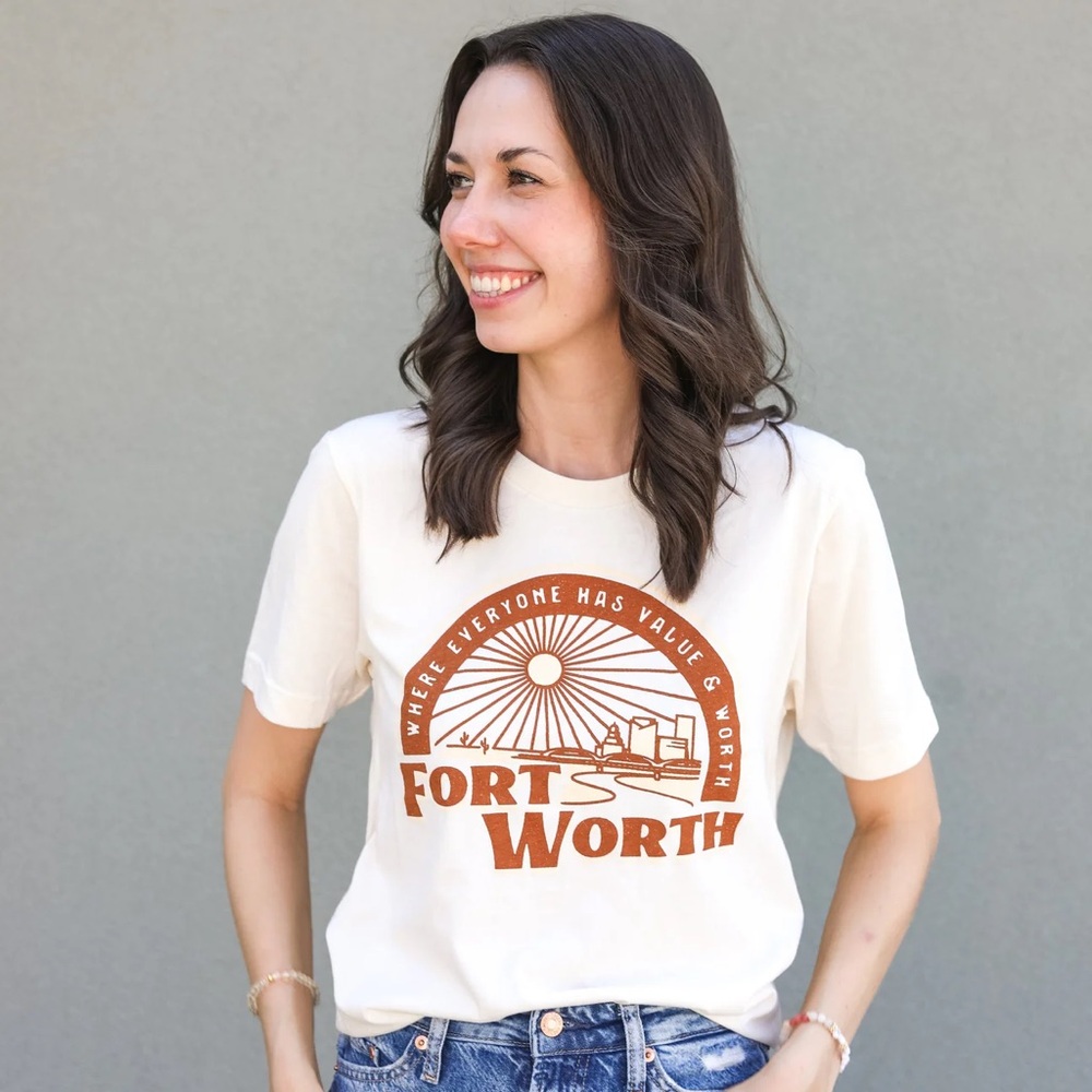The Worthy Co. Fort Worth Unisex Tee Shirt